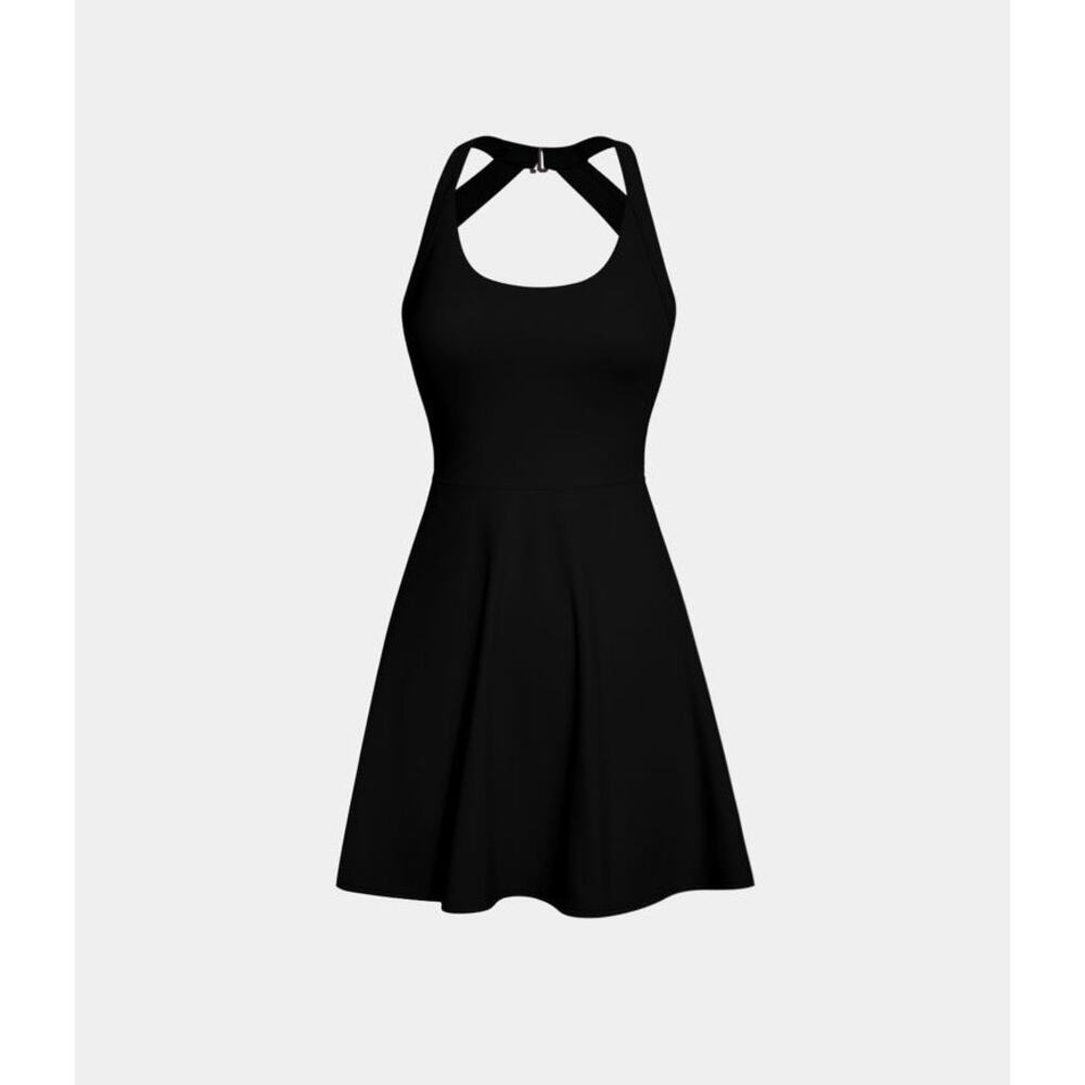 Halara SoftlyZero™ Airy Backless Twisted Cool Touch Dance Active Dress M